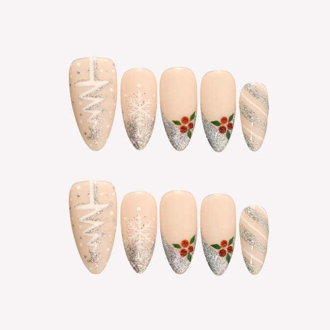 Winterberry Bliss Press-On Nails