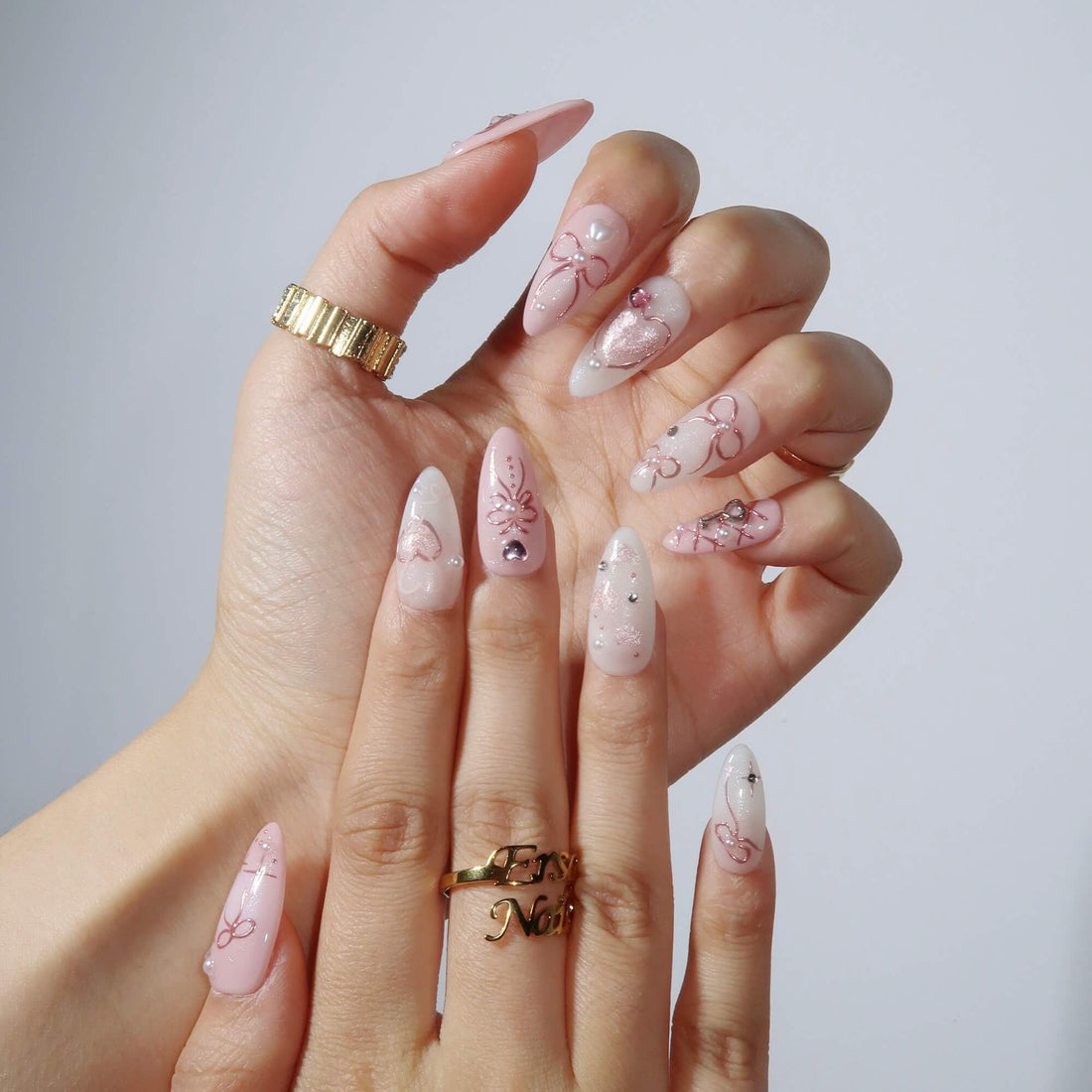 Adorable – Almond Press On Nails