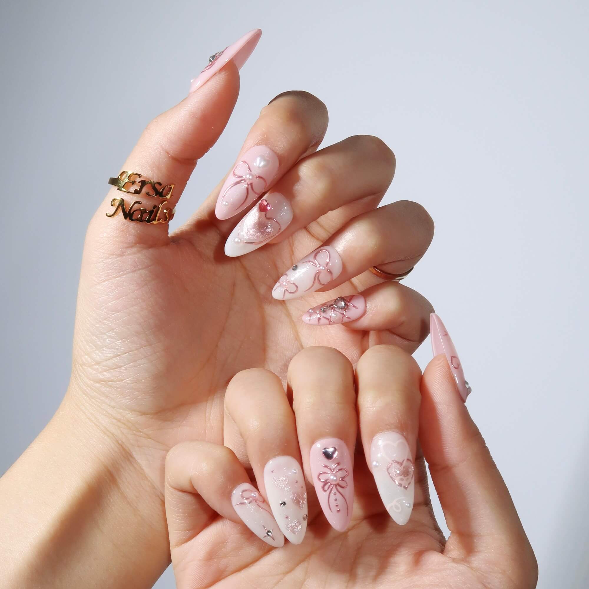 Adorable – Almond Press On Nails