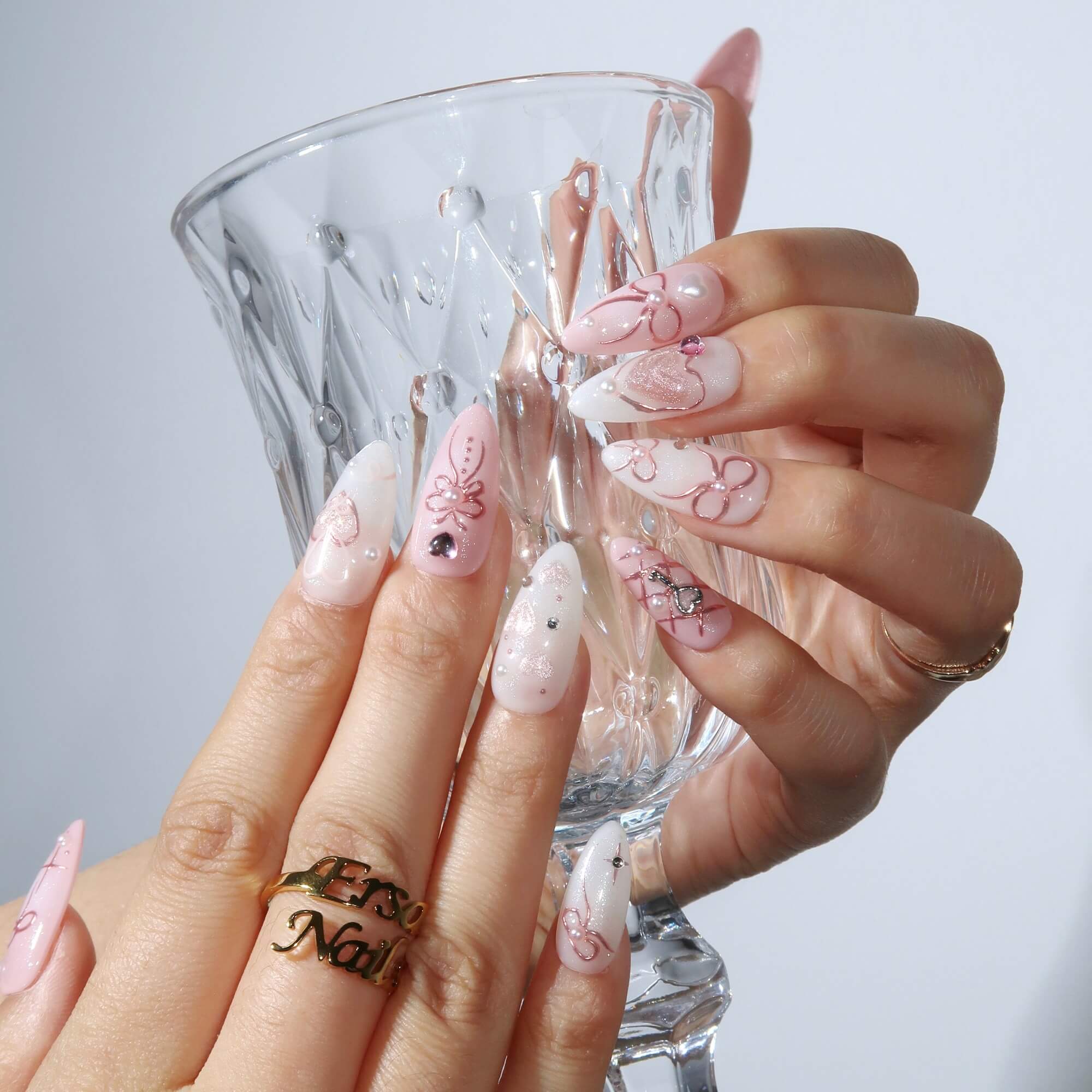 Adorable – Almond Press On Nails