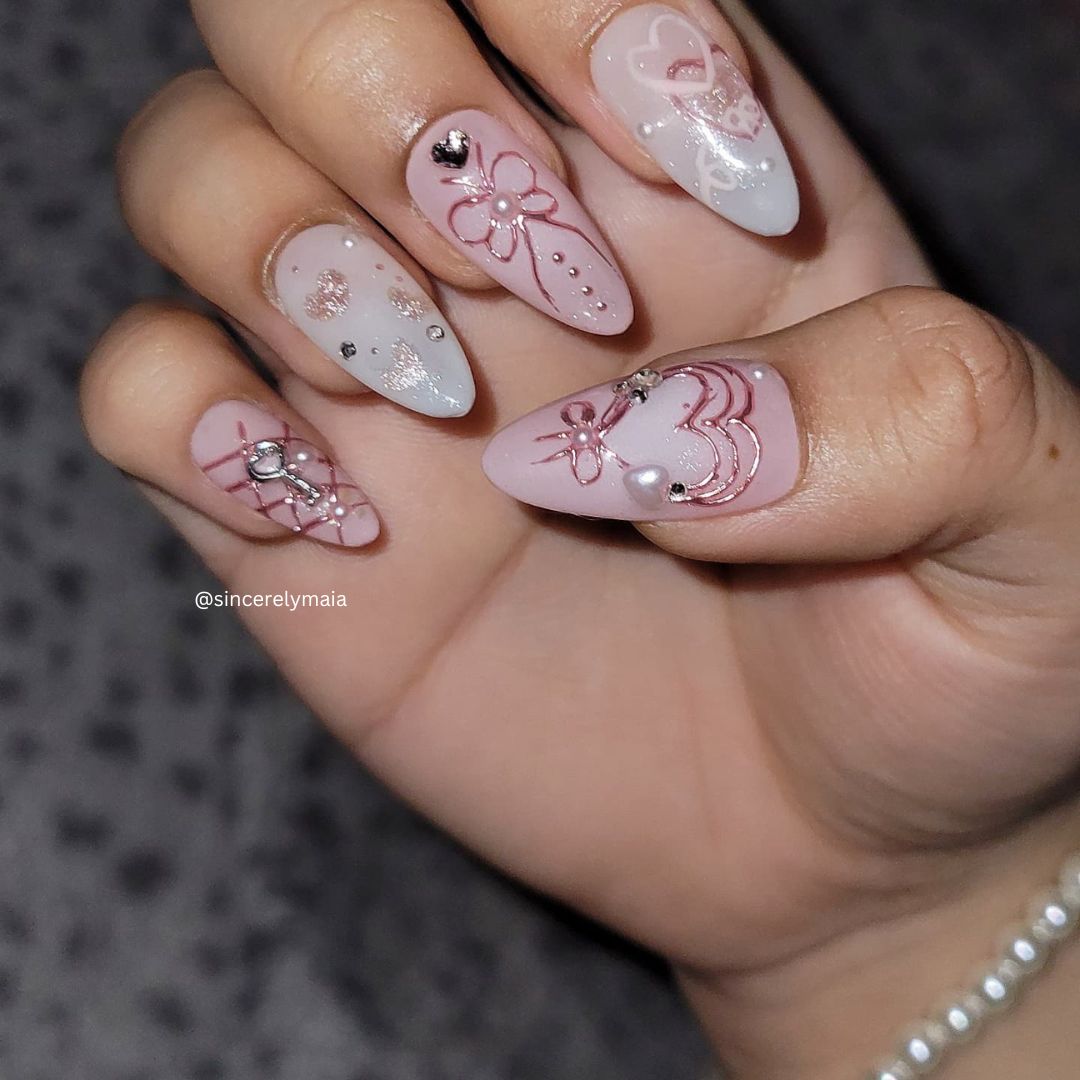 Adorable – Almond Press On Nails