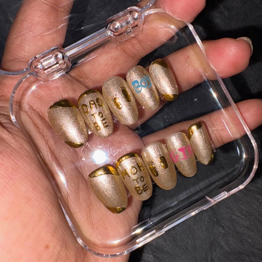 Baby Shower Mom To Be Press-On Nails