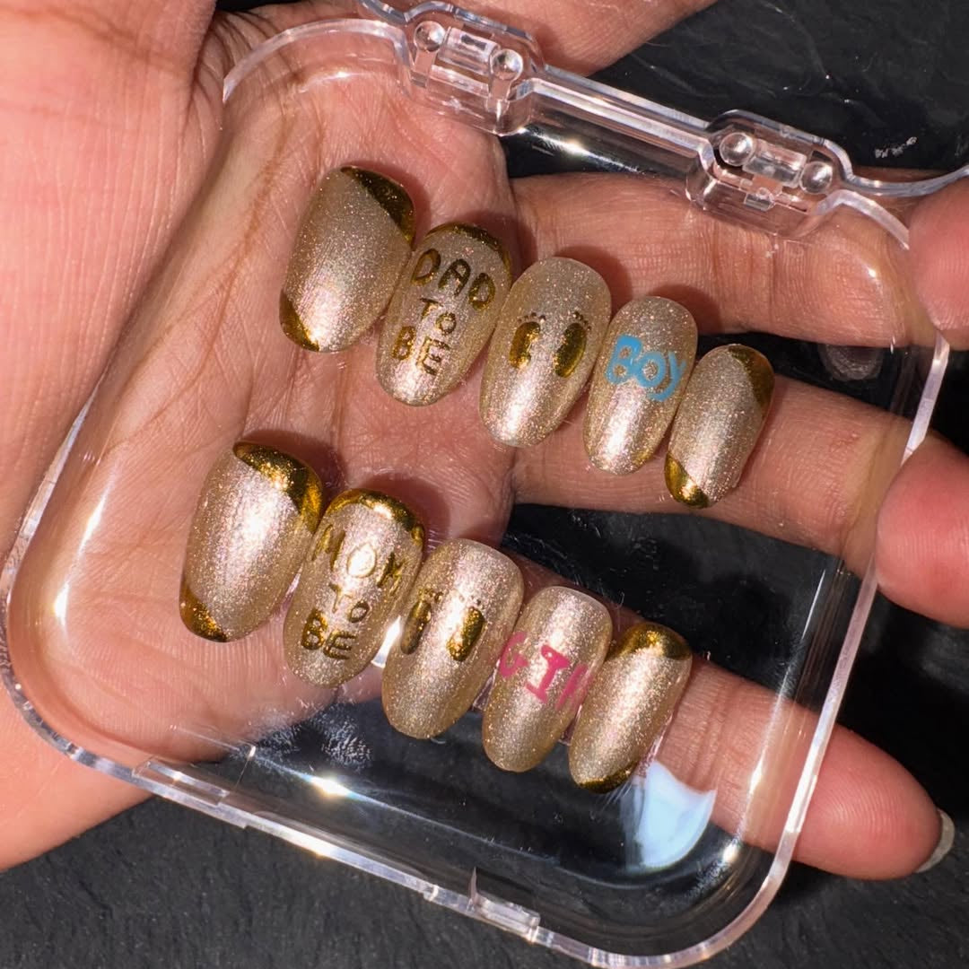 Baby Shower Mom To Be Press-On Nails