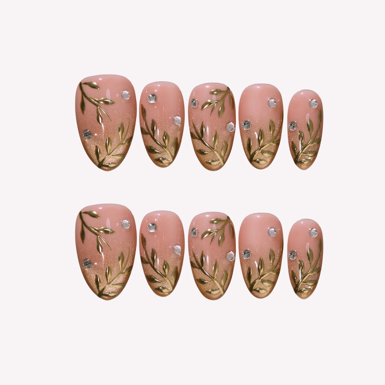 Blissful Radiance Press-On Nails