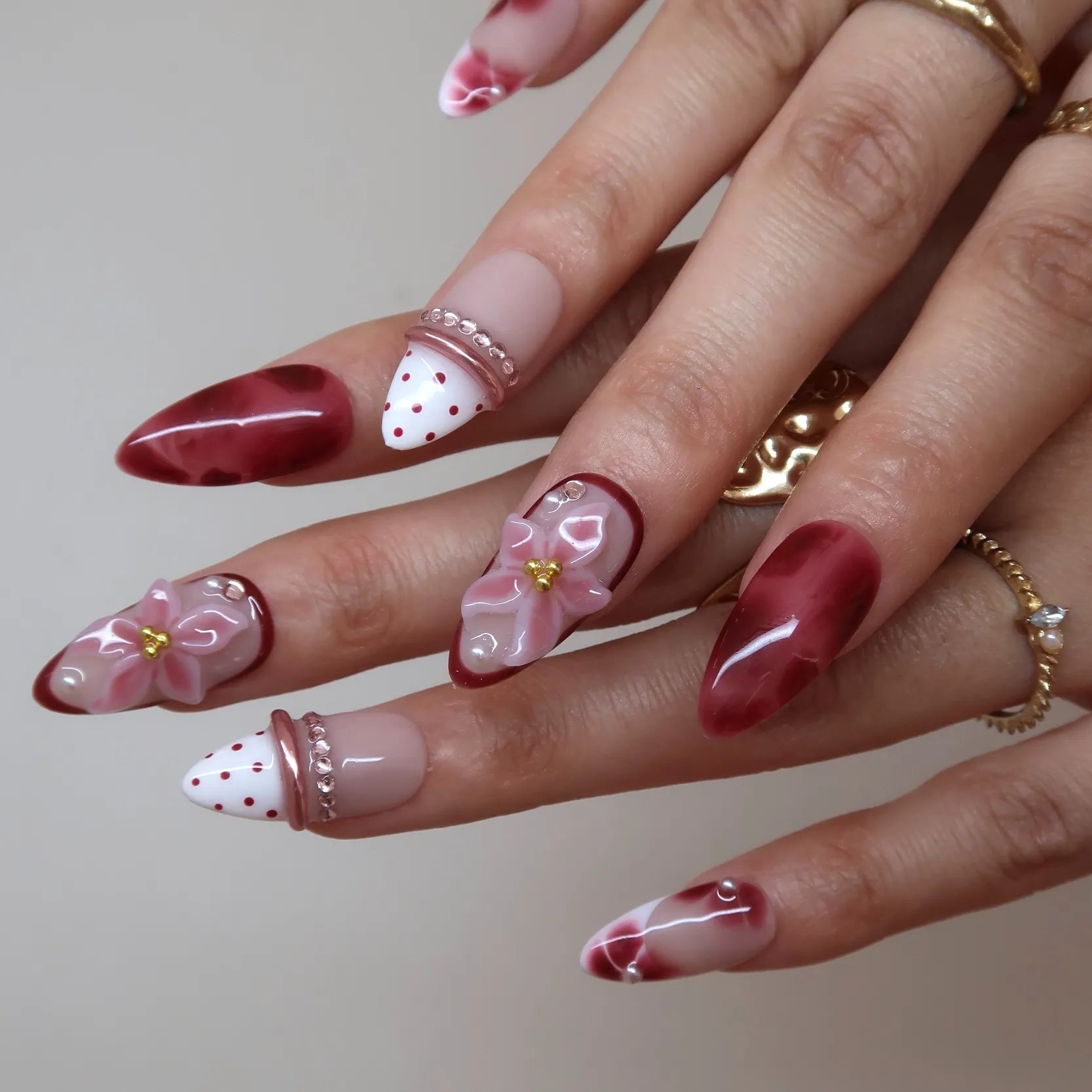 Candy Blossom Press-On Nails