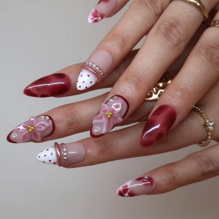 Candy Blossom Press-On Nails