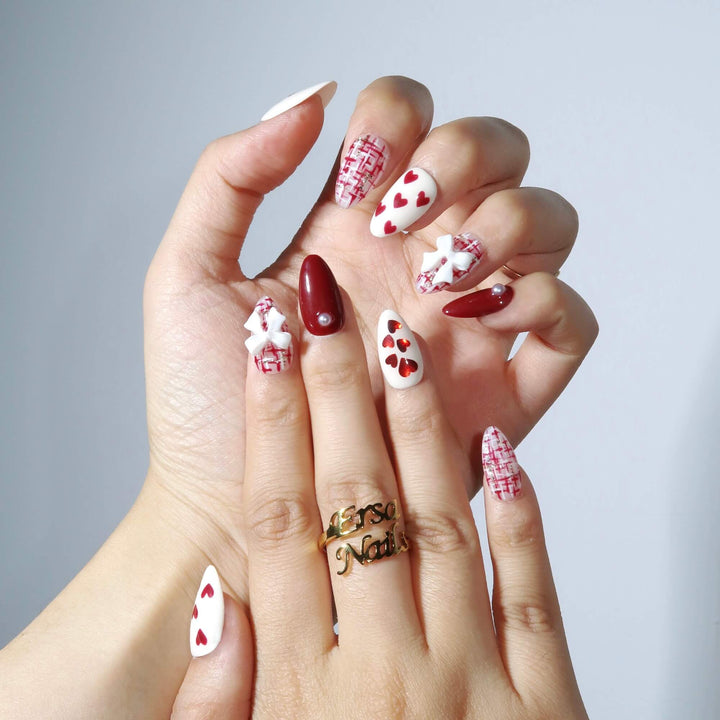 Cherished Moments – Almond Press On Nails