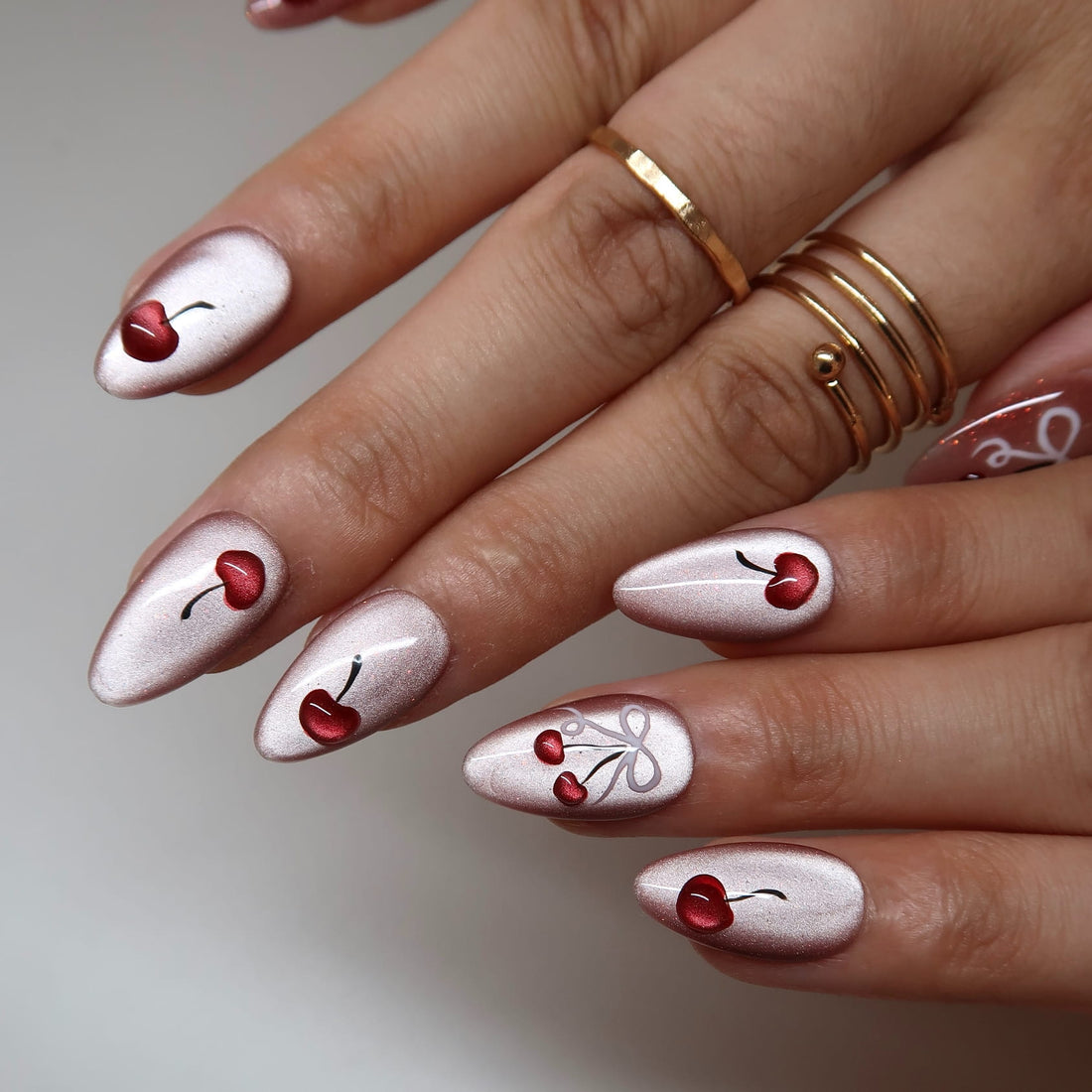 Cherry Blush Press-On Nails