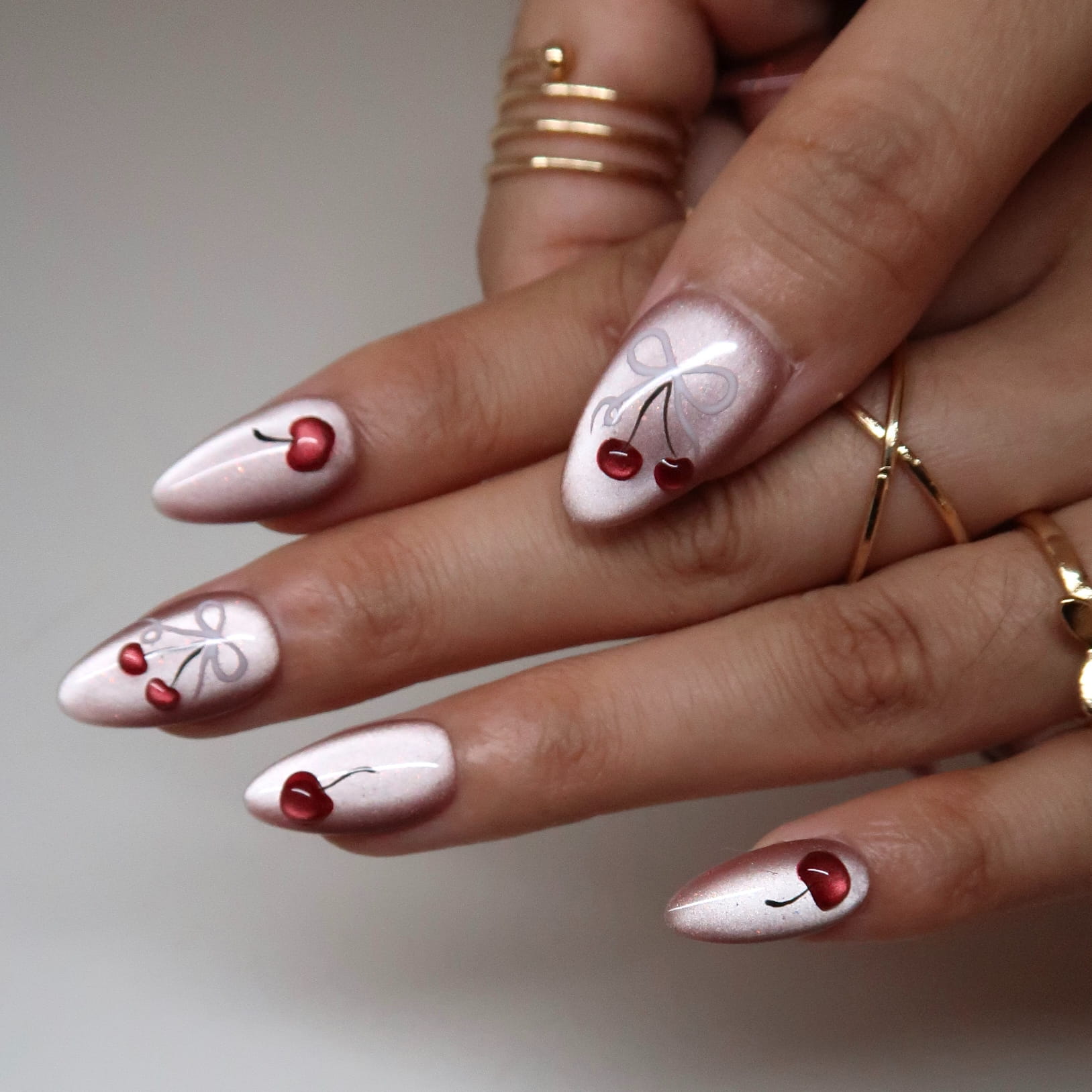 Cherry Blush Press-On Nails