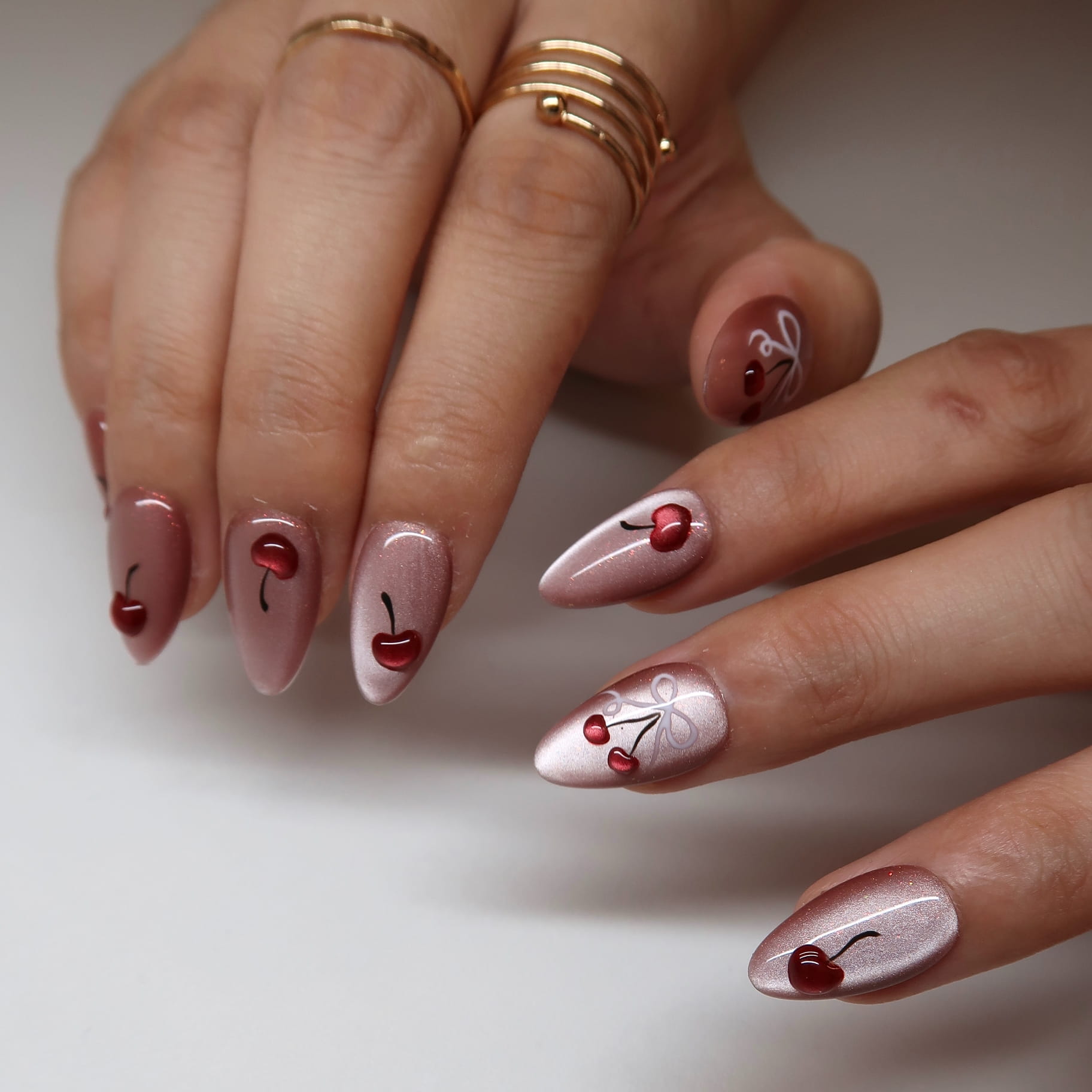 Cherry Blush Press-On Nails