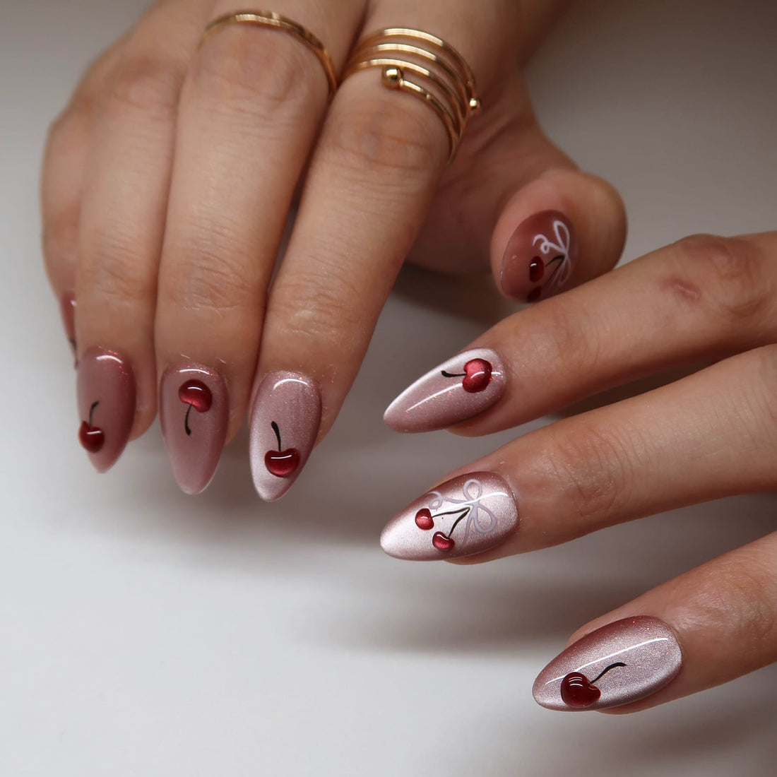 Cherry Blush Press-On Nails