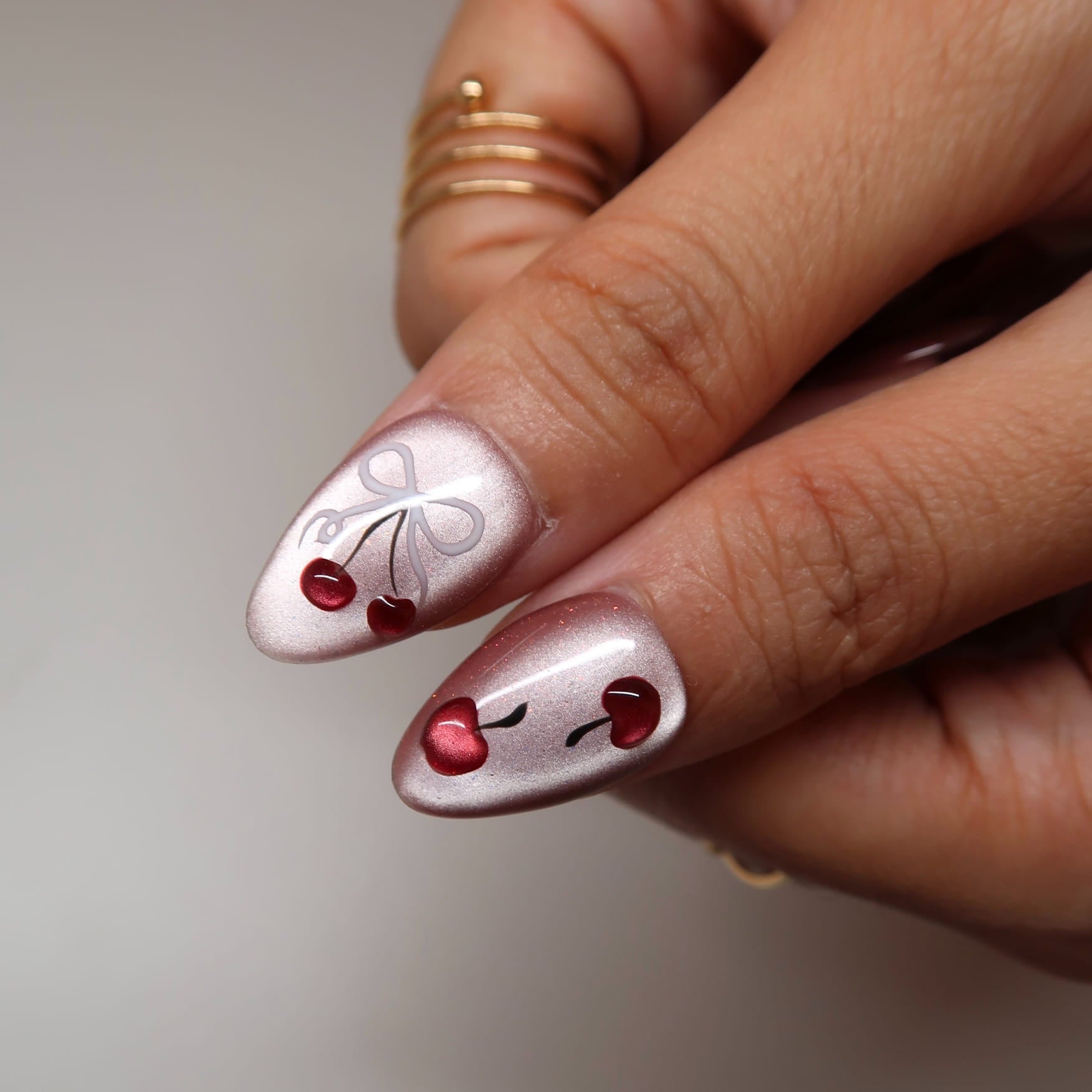 Cherry Blush Press-On Nails