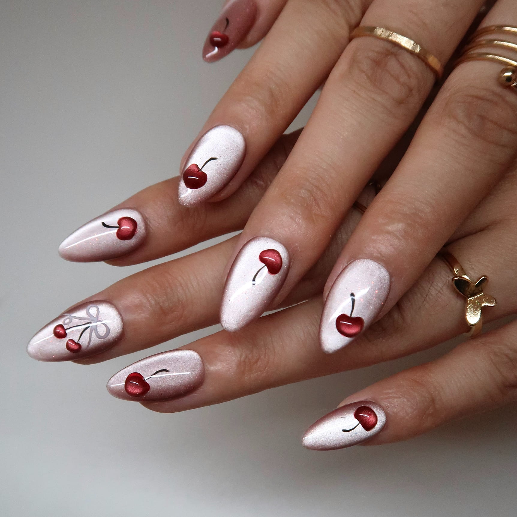 Cherry Blush Press-On Nails