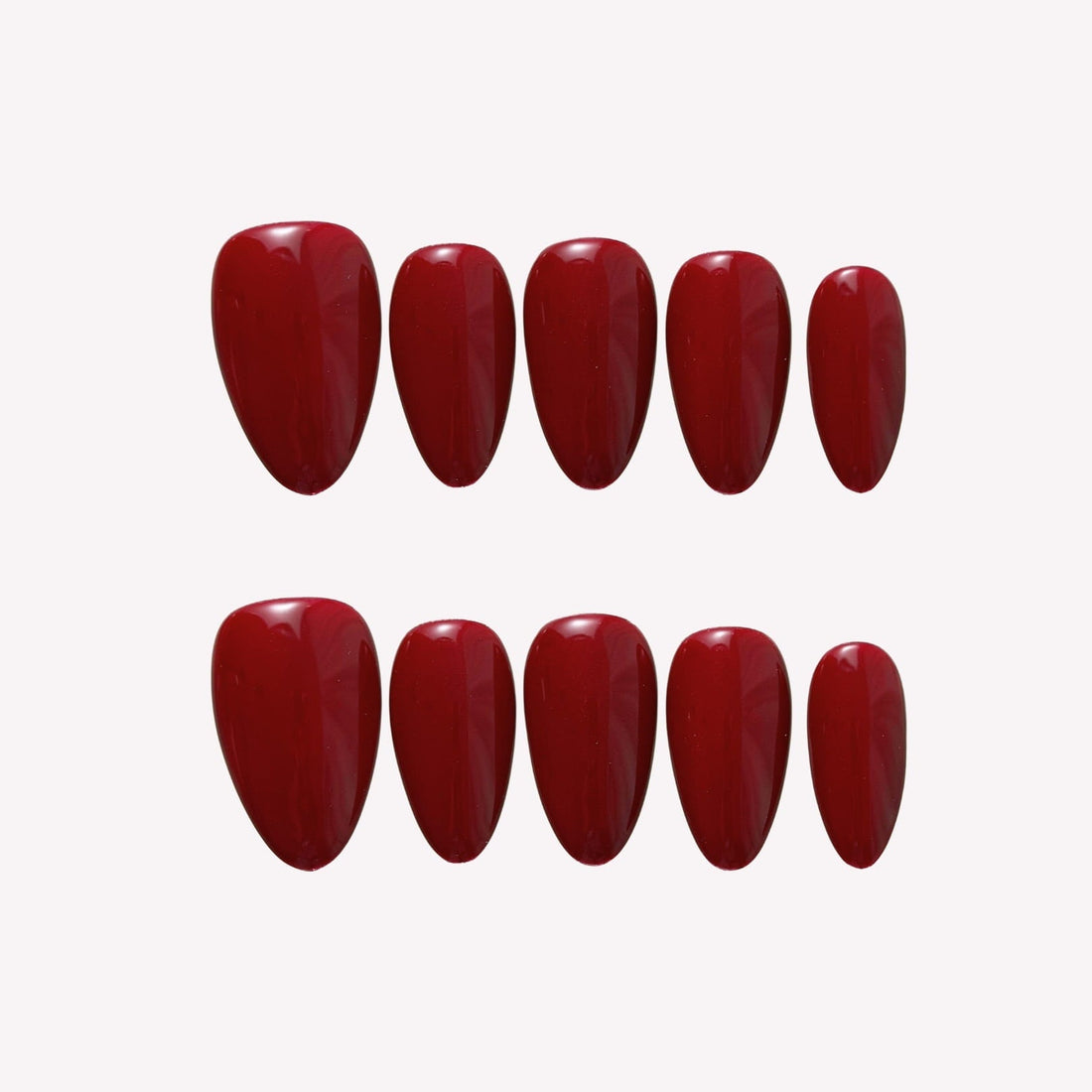Deep Cranberry Press-On Nails