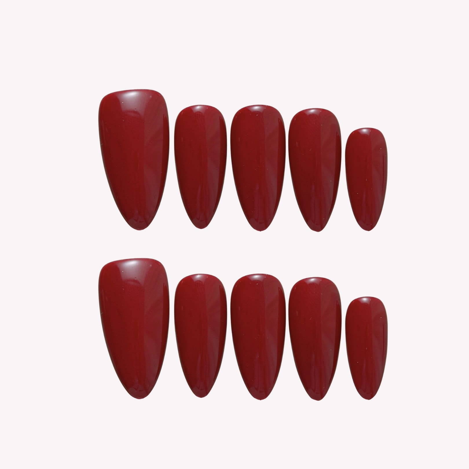 Deep Cranberry Press-On Nails