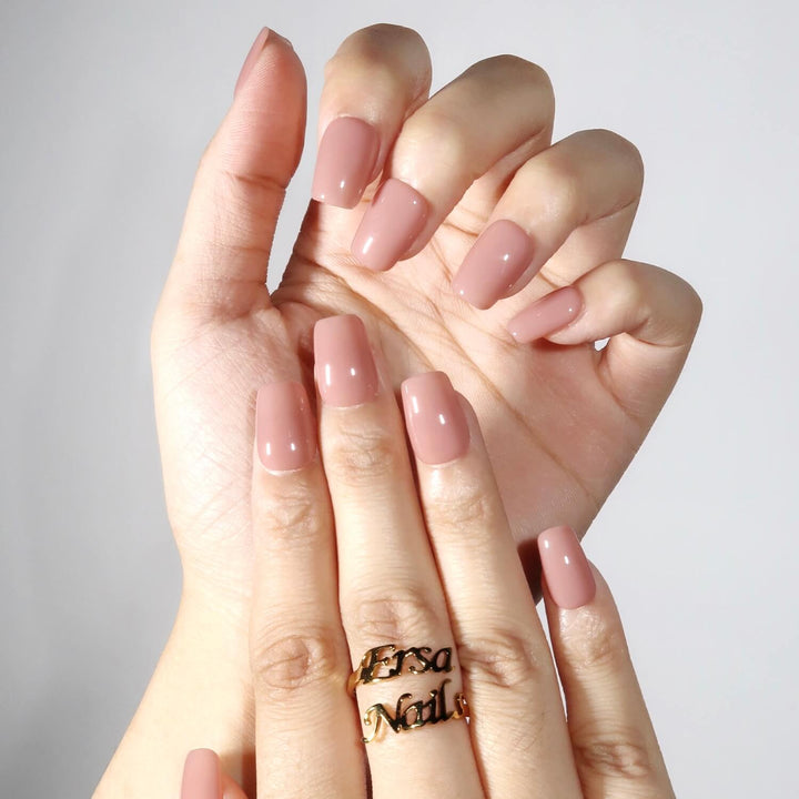 Honey – Almond Press On Nails
