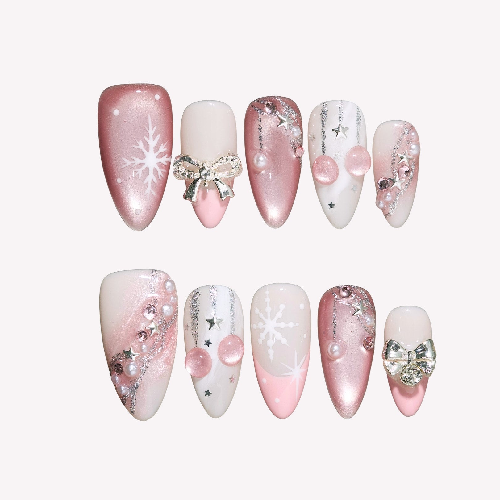 Frosty Delights Press-On Nails
