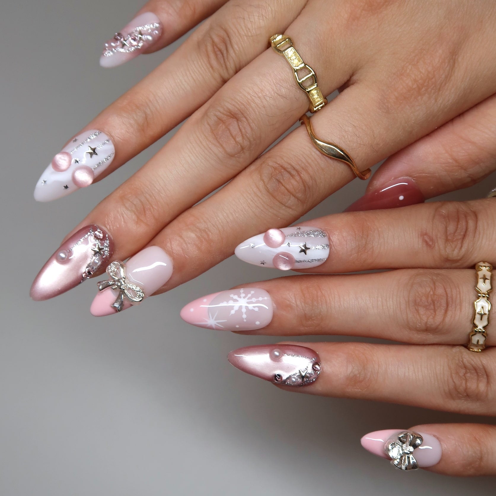 Frosty Delights Press-On Nails