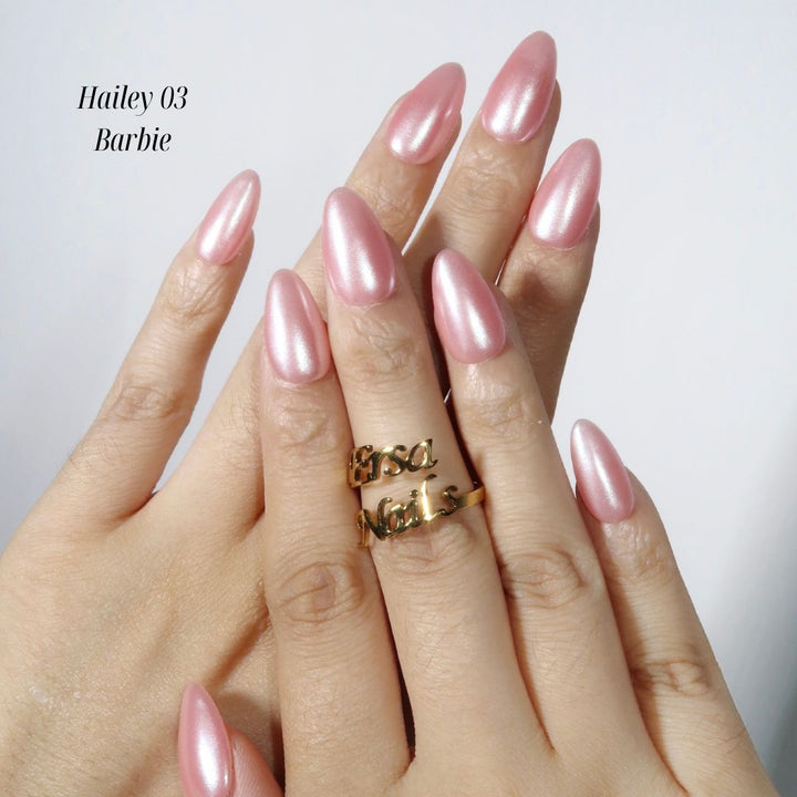 Hailey Series – Almond Press On Nails