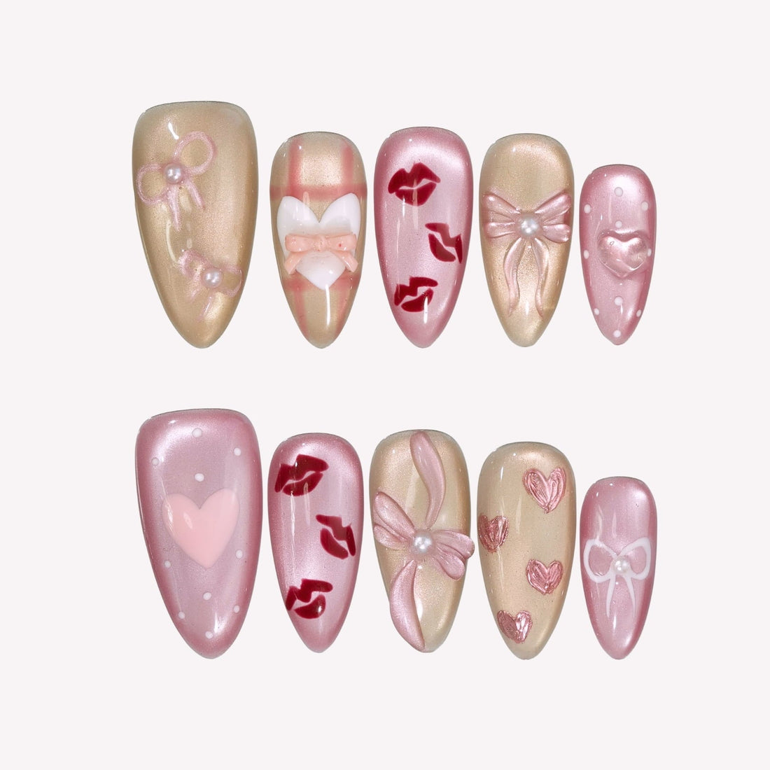 Heartfelt Press-On Nails