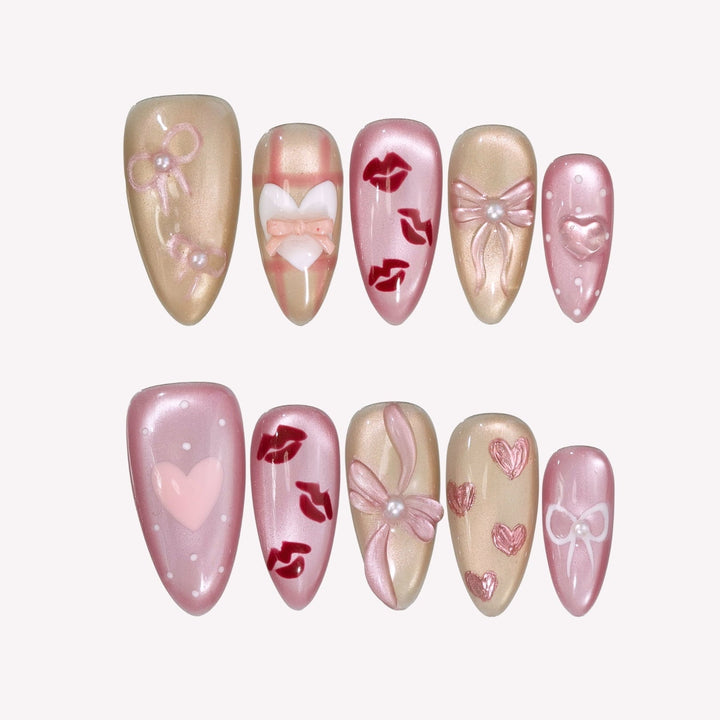 Heartfelt Press-On Nails