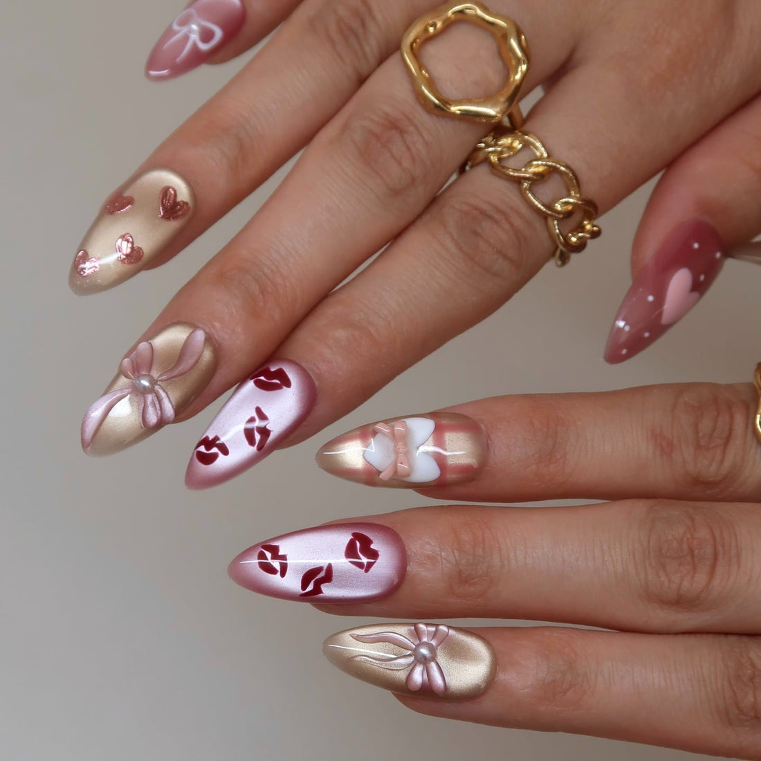 Heartfelt Press-On Nails