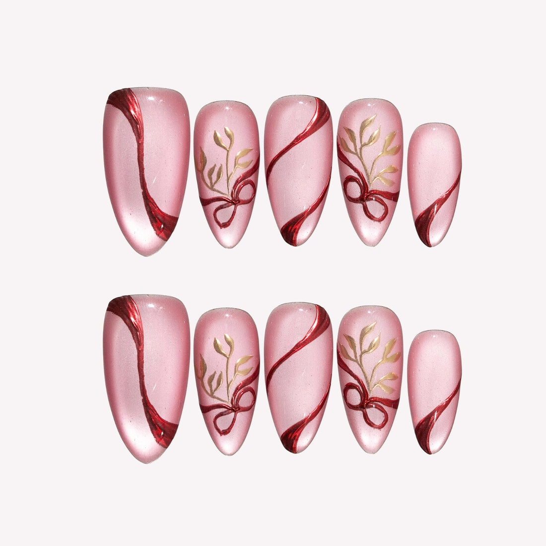 Ho Ho Holiday Press-On Nails