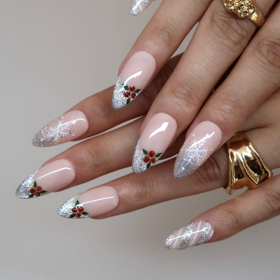 Winterberry Bliss Press-On Nails