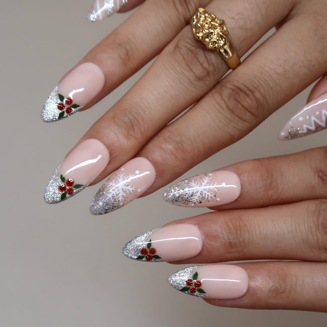 Winterberry Bliss Press-On Nails