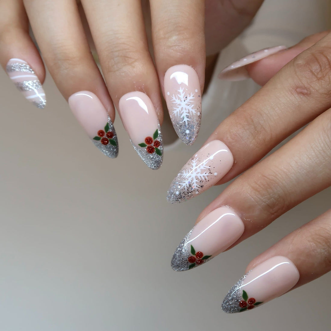 Winterberry Bliss Press-On Nails
