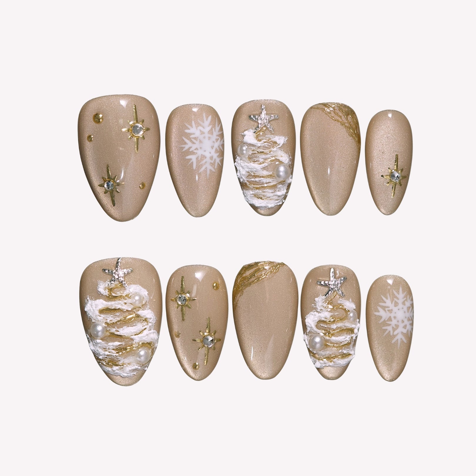 Jingle Belle Press-On Nails