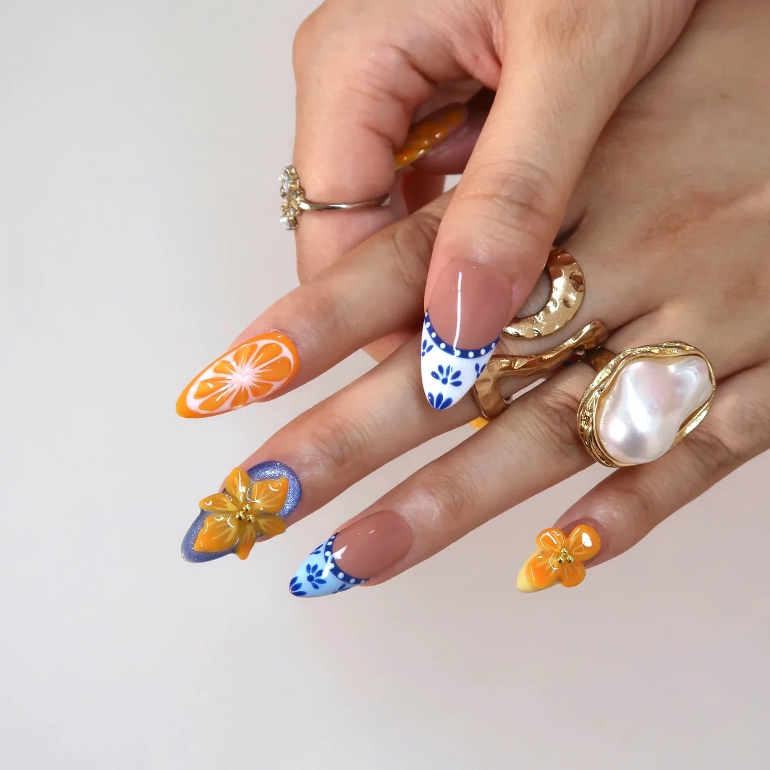 Juicie – Lemon & Orange Press On Nails