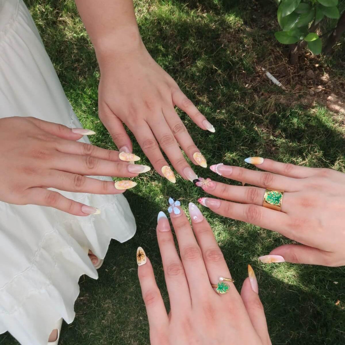Lemon Drop – Almond Press On Nails