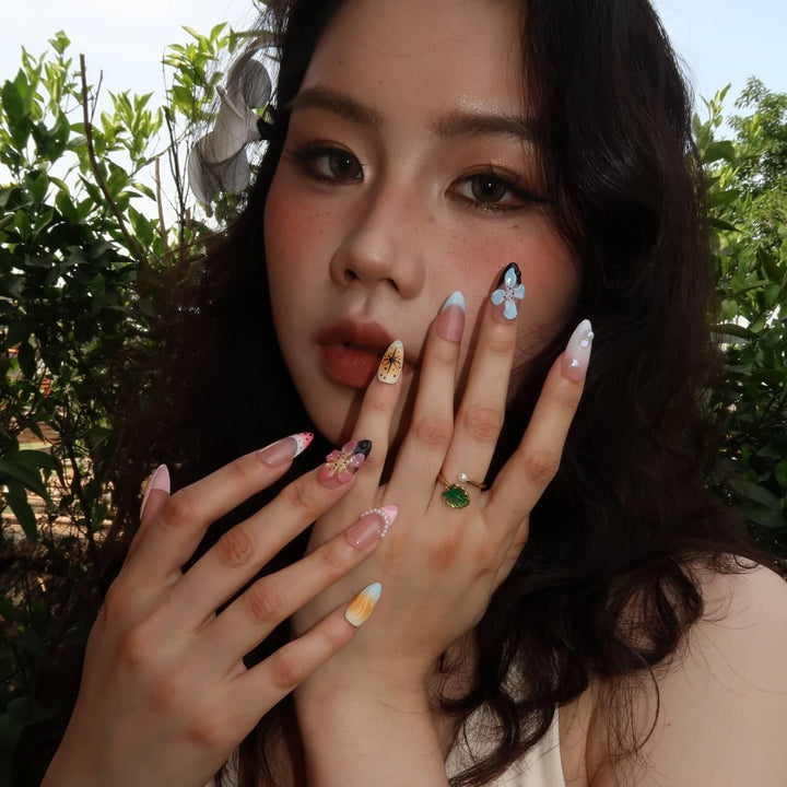 Libre Tropical Ombre Press On Nails