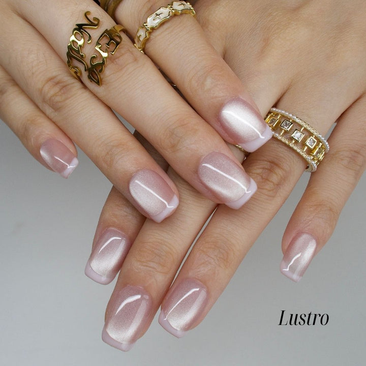 Chic Cat Eye Press On Nails – Short Square Series