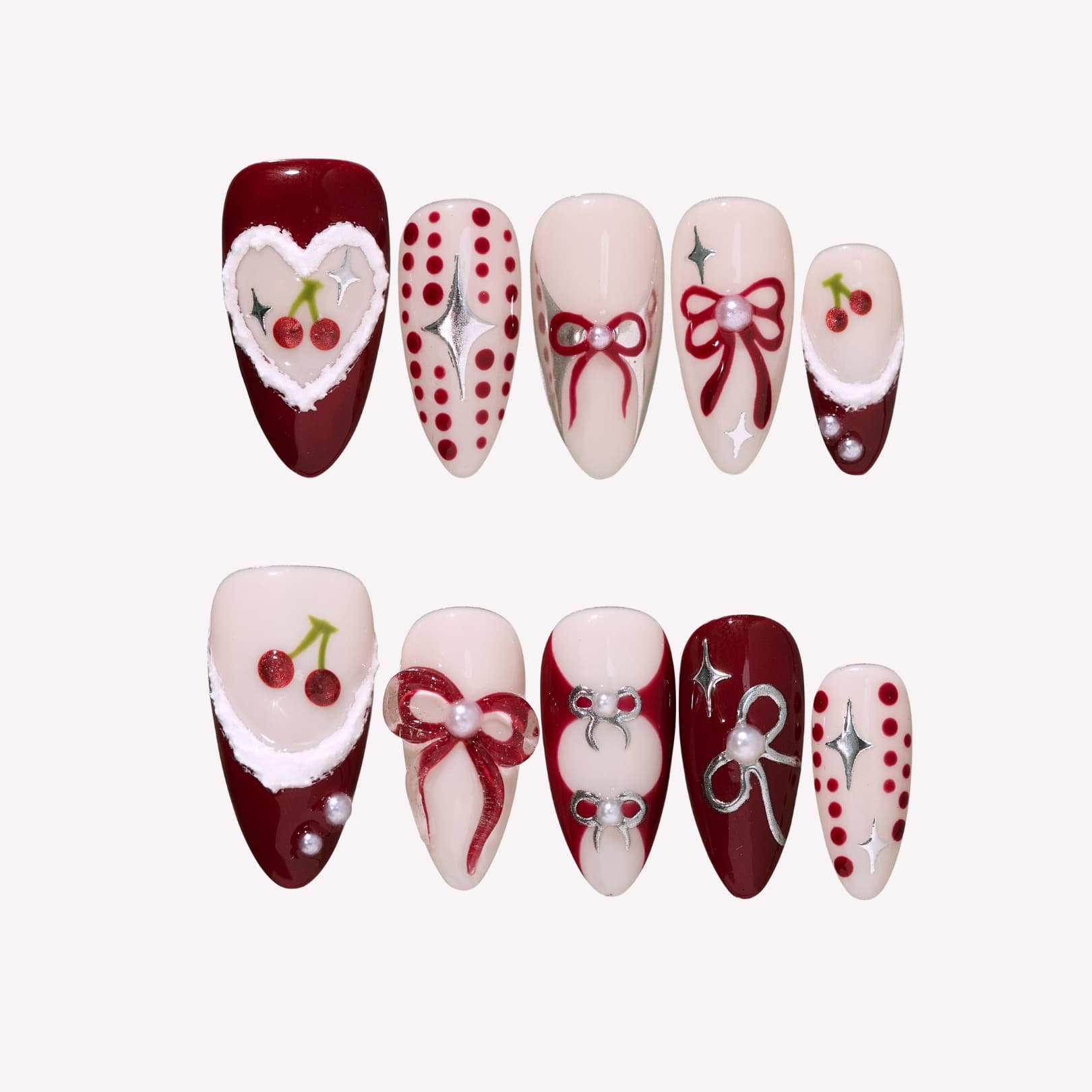 Miss Cherry Press-On Nails