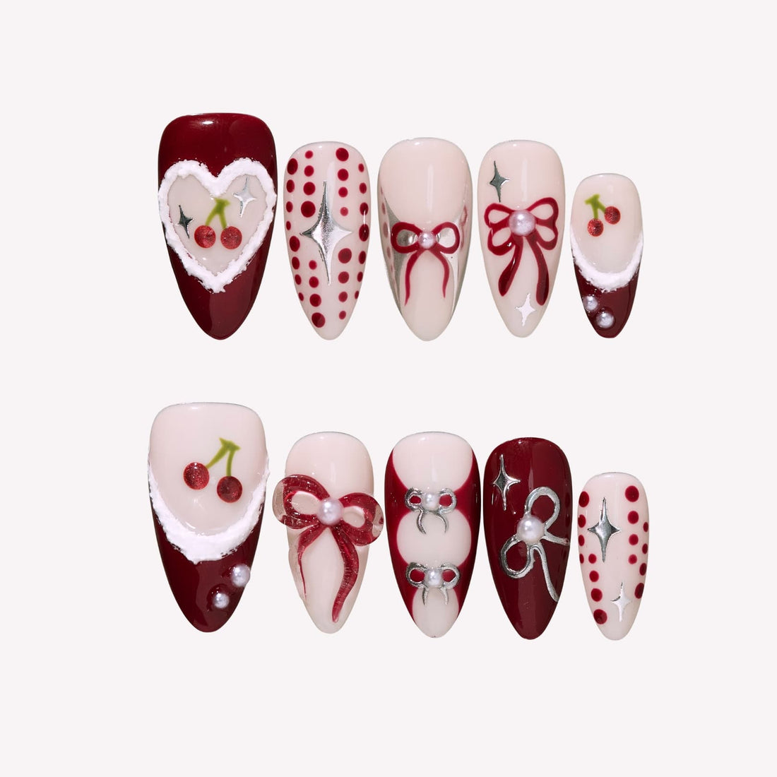 Miss Cherry Press-On Nails