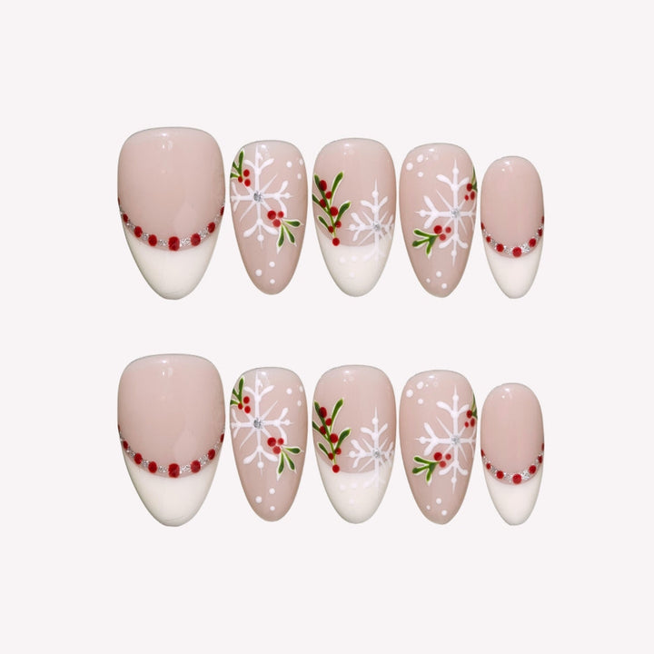 Mistletoe Glam Press-On Nails