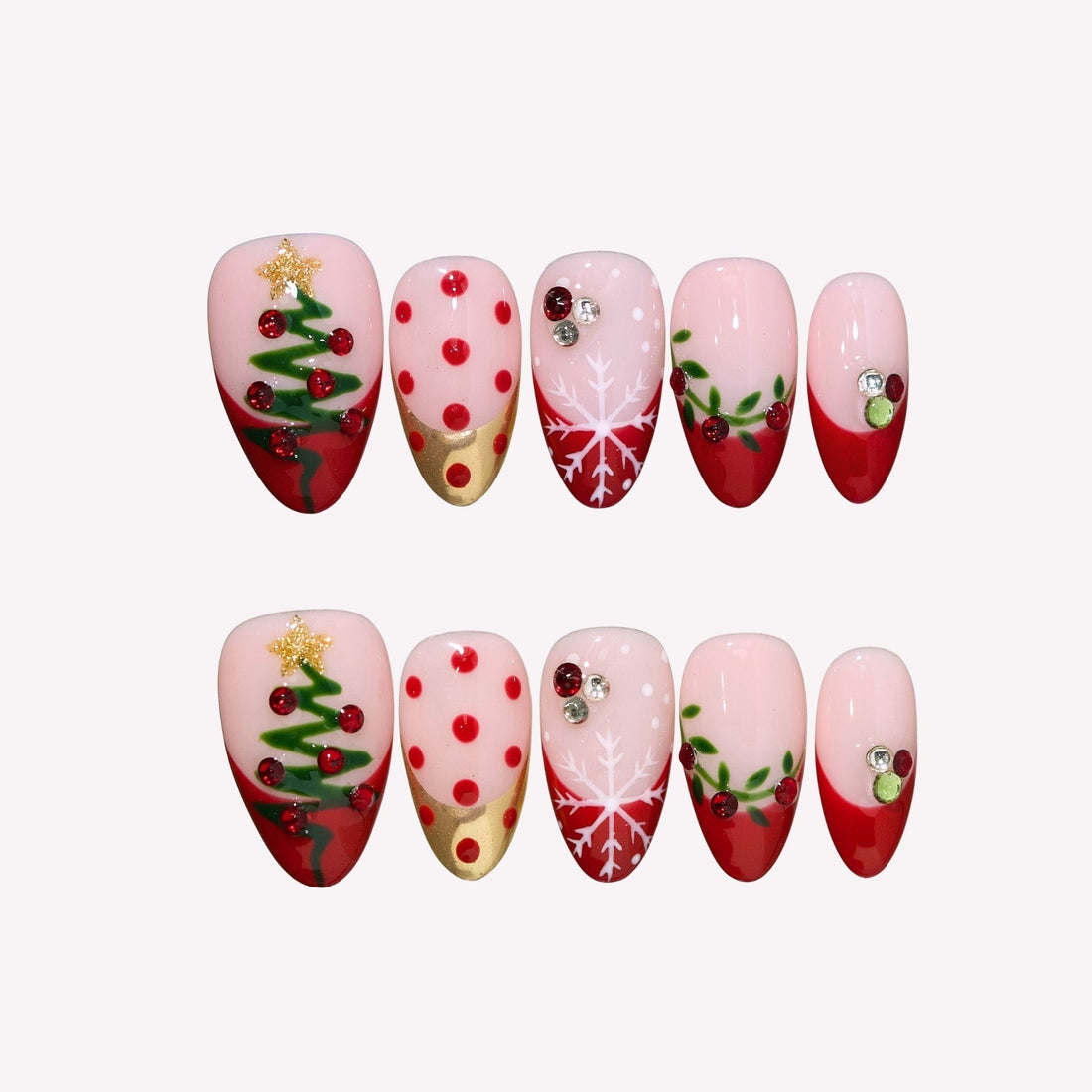 Mistletoe Kiss Press-On Nails