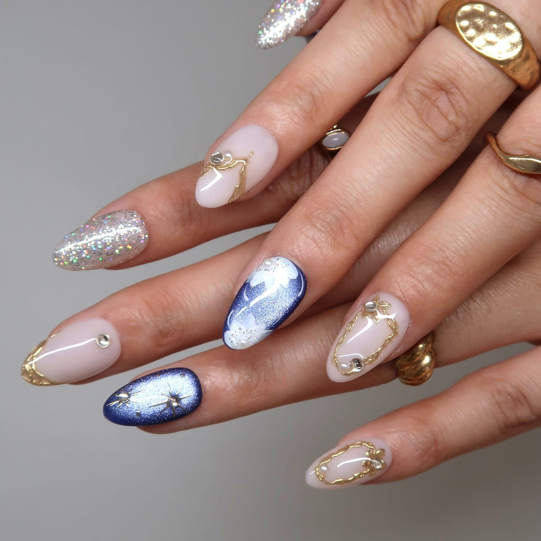 Moonlit Night Press-On Nails