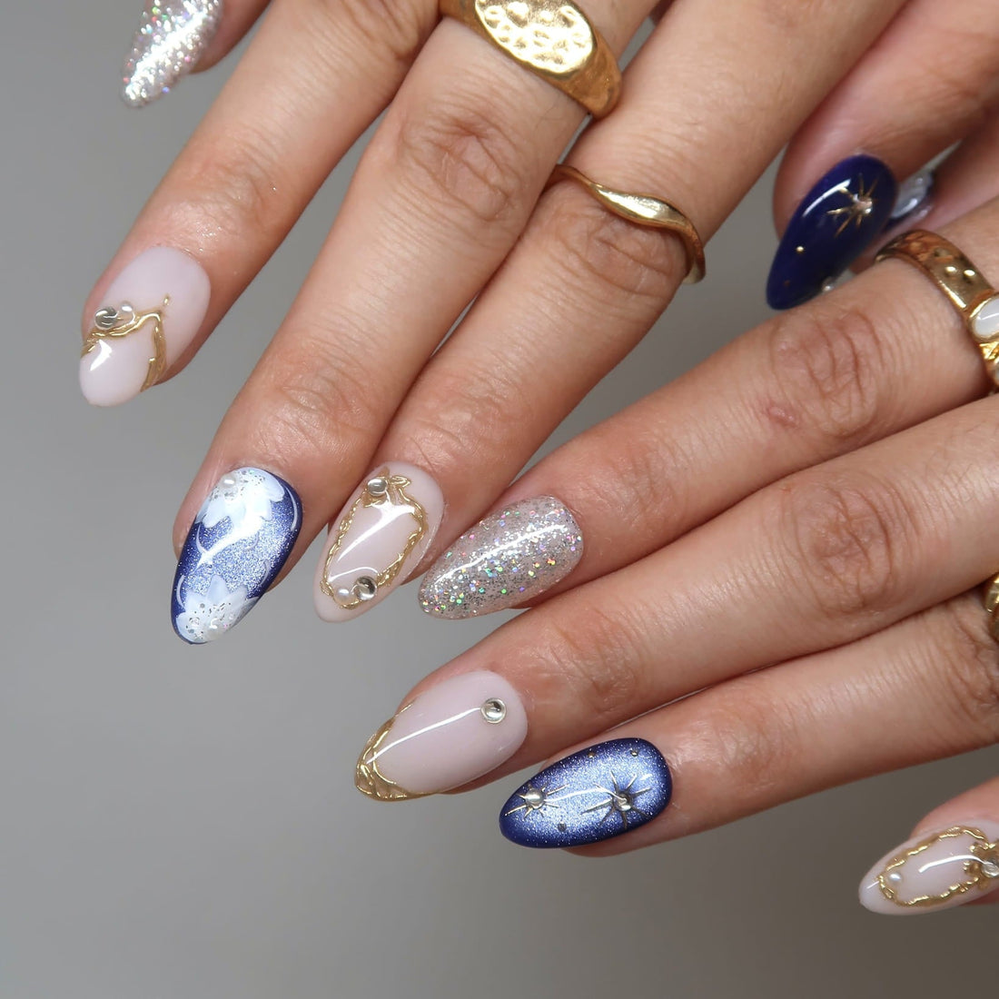 Moonlit Night Press-On Nails