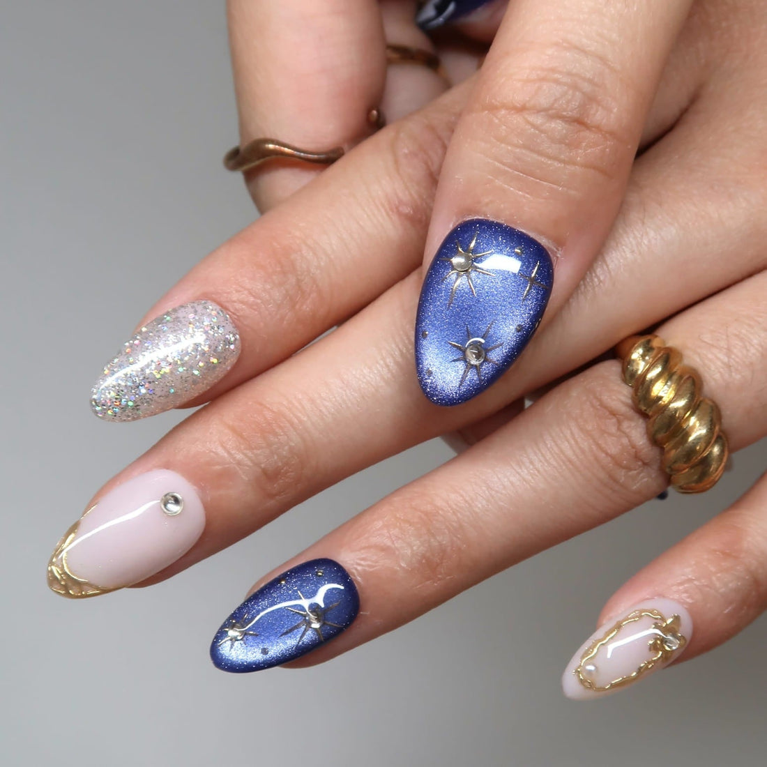 Moonlit Night Press-On Nails