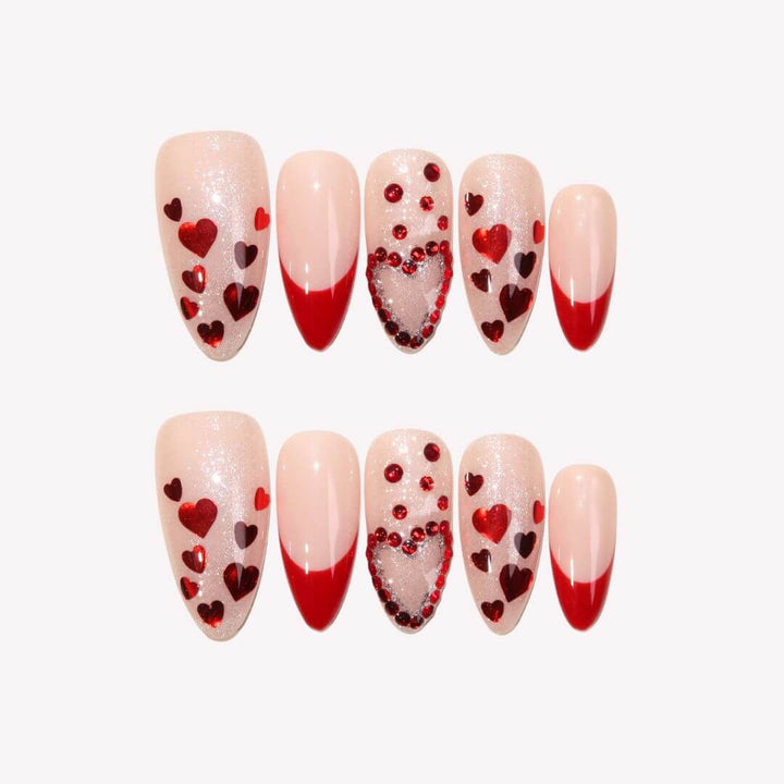 Much Love Almond Press On Nails – Reusable Salon Quality Nail Set