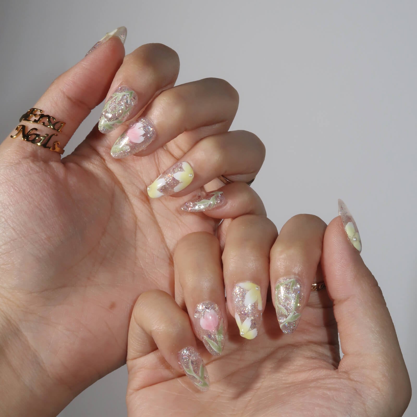 New Season Almond Press On Nails – Reusable Salon Quality Nail Set