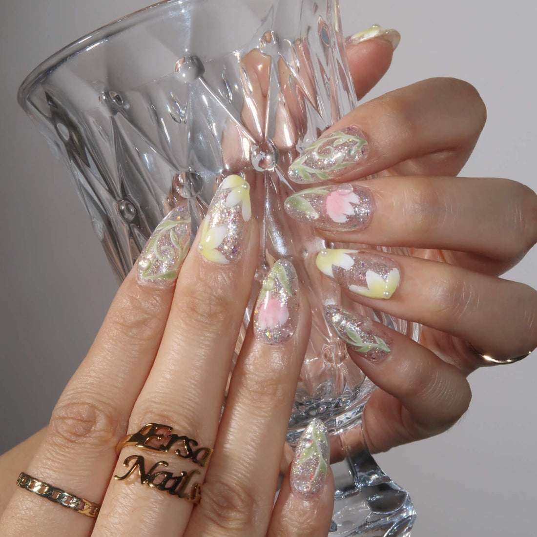 New Season Almond Press On Nails – Reusable Salon Quality Nail Set