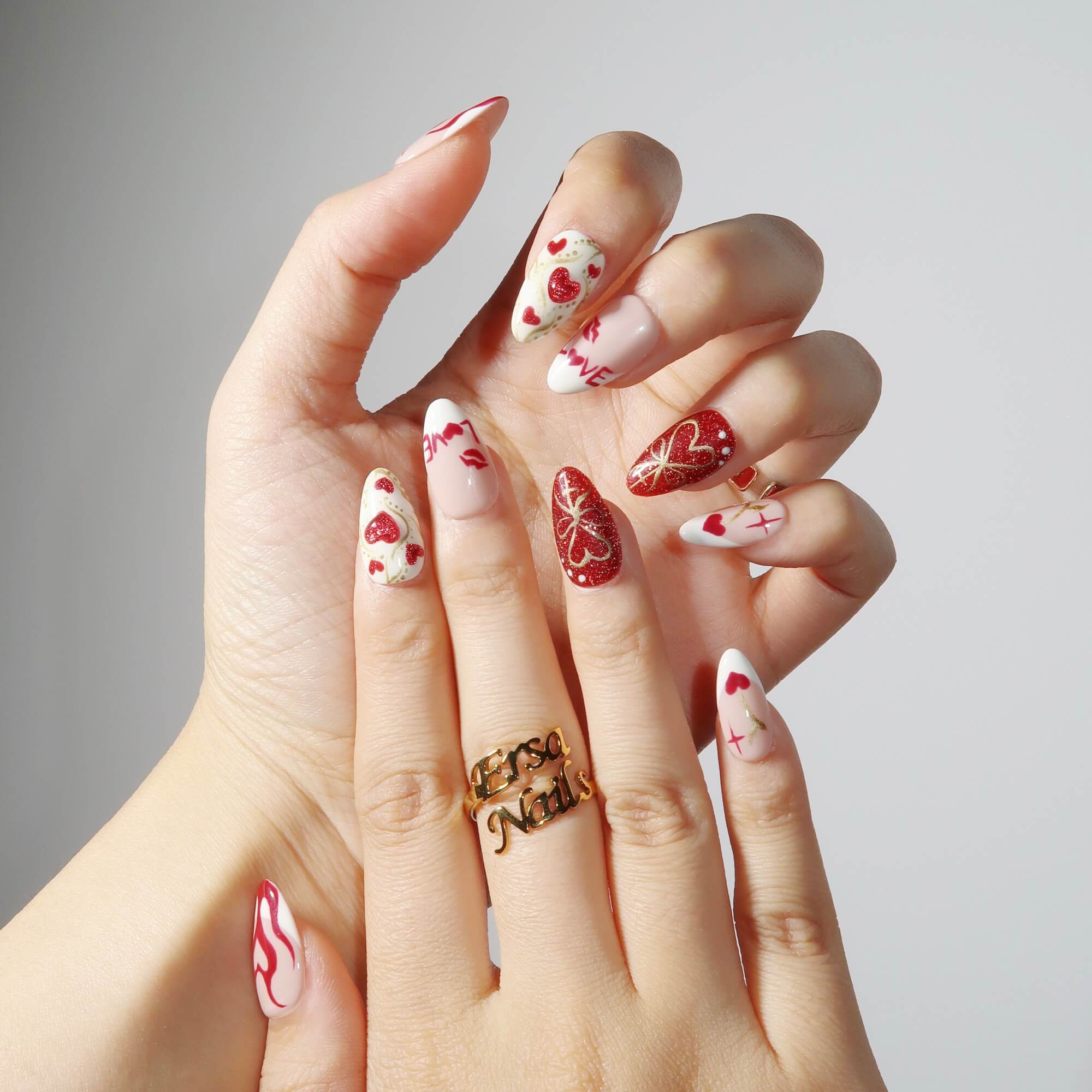 Passion Almond Press On Nails – Reusable Salon Quality Nail Set