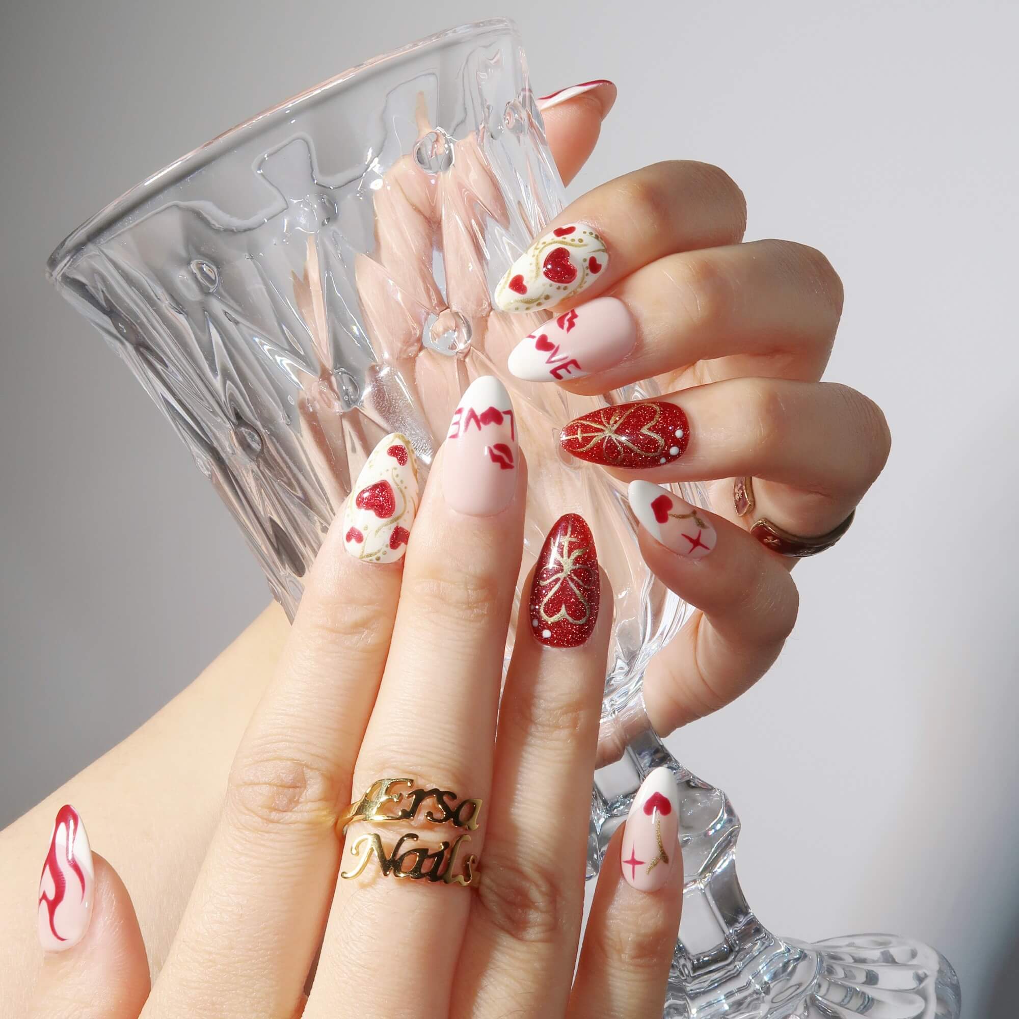 Passion Almond Press On Nails – Reusable Salon Quality Nail Set