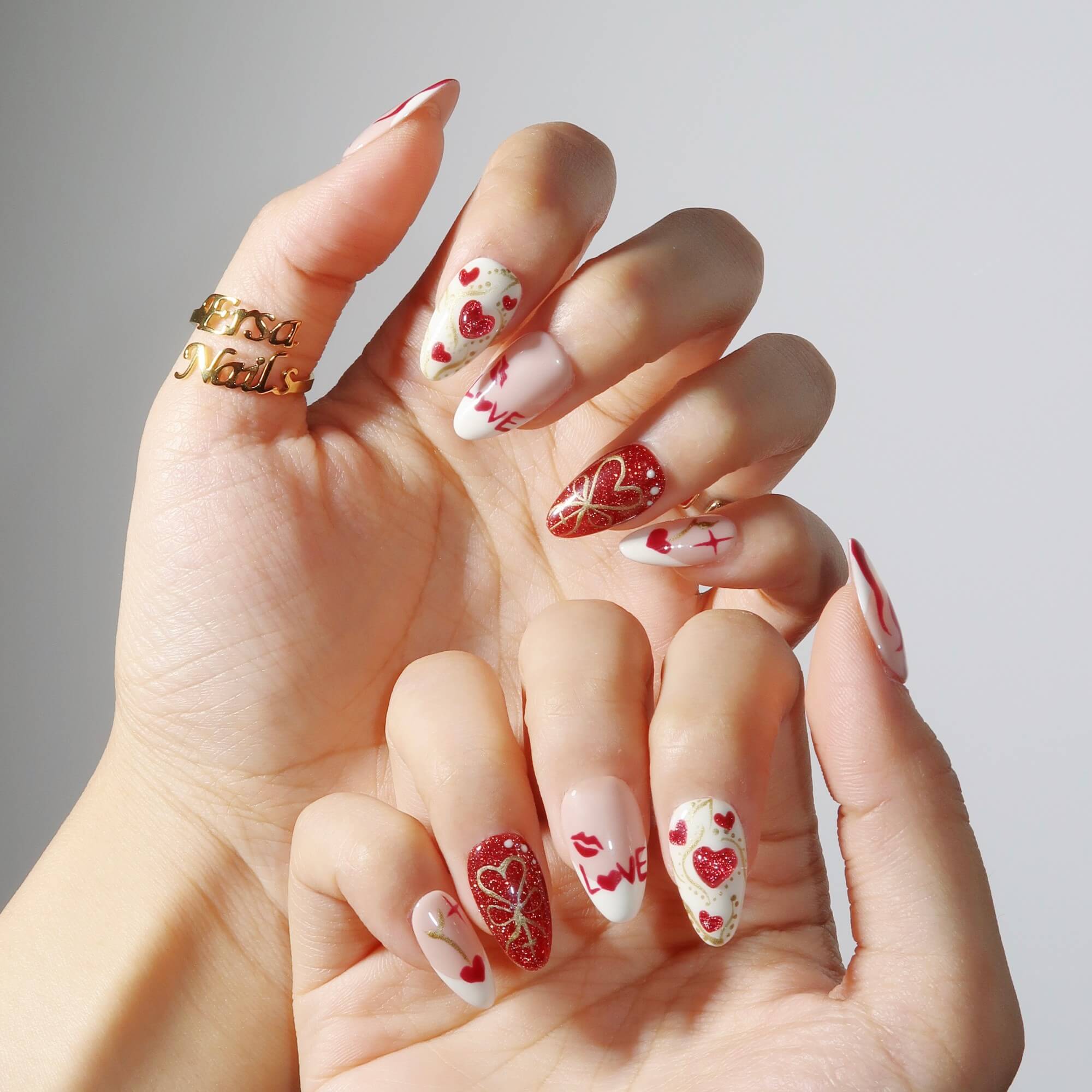 Passion Almond Press On Nails – Reusable Salon Quality Nail Set
