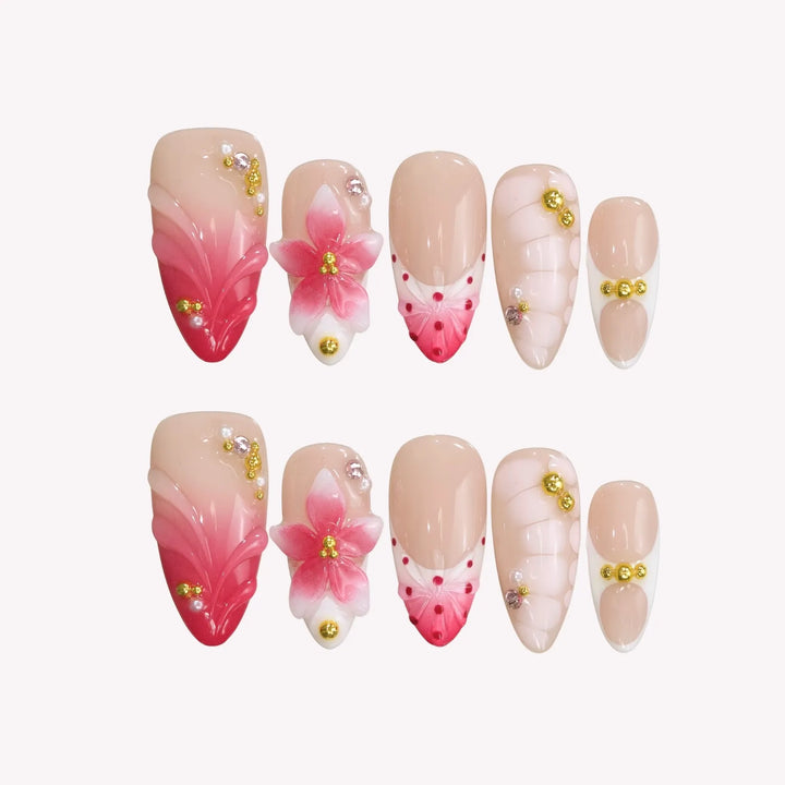 Pastal Bloom Press On Nails