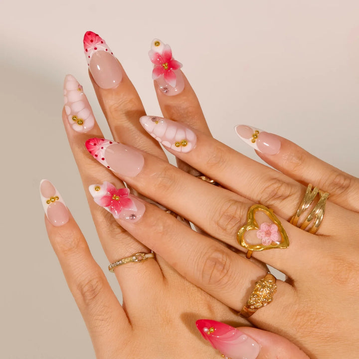 Pastal Bloom Press On Nails